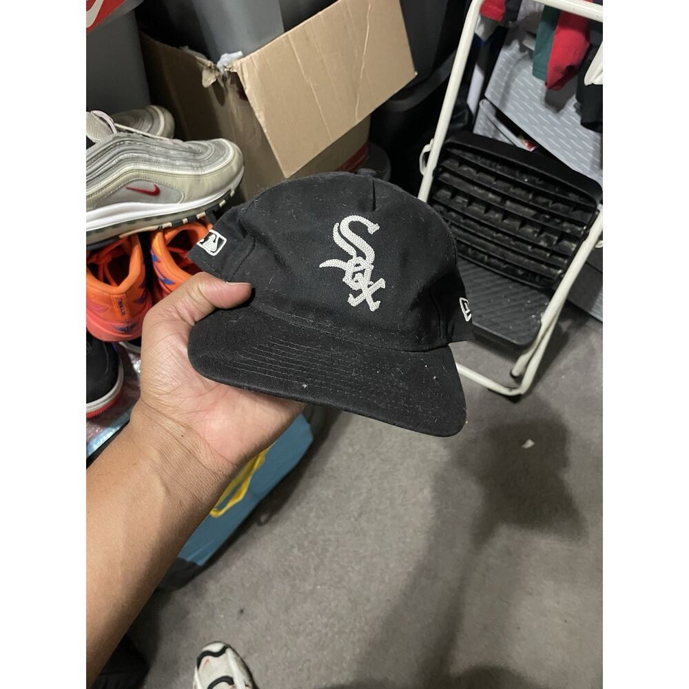 American Needle Chicago White Sox Plain Logo Snapback Hat Cap Eazy E